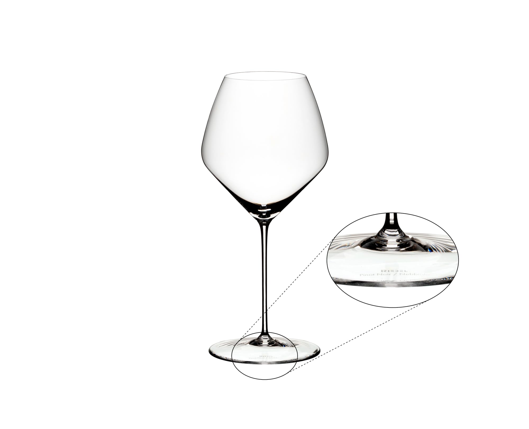 RIEDEL Veloce Pinot Noir/Nebbiolo - 2er Set, Weinglas, Kristallglas, Spülmaschinenfest - 6330/07