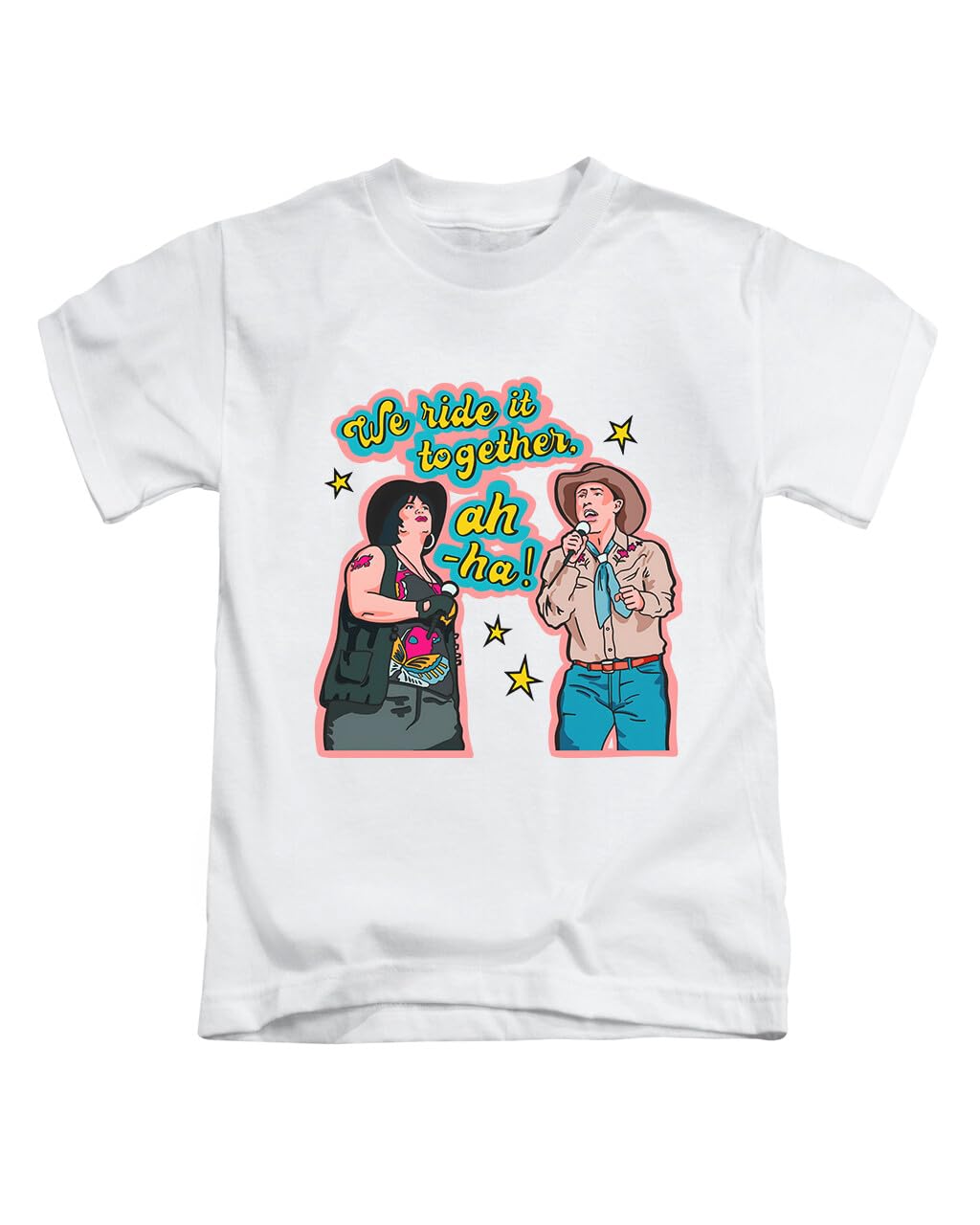 Nessa and Uncle Bryn Singing Meme Trending Trend Tee T-Shirt Funny Unisex T Shirt Top White