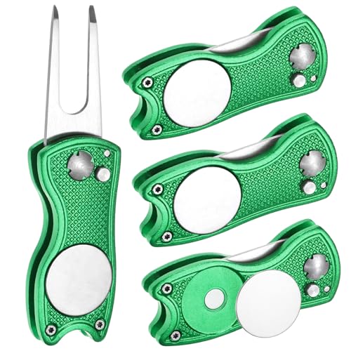 Herramienta de reparación de divot de golf para mantener el green perfecto en tus torneos