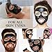 Aotto Blackhead Remover Mask Charcoal Peel Off Face Mask 3 oz Deep Cleansing for Men and Women All Skin Type(Include Brush)