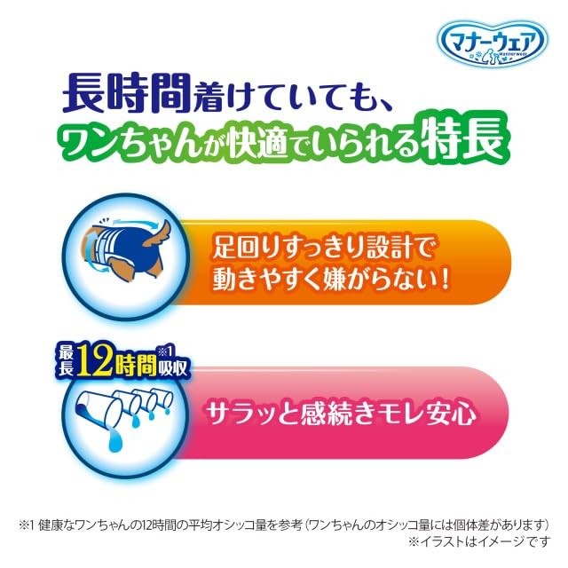 Amazon | マナーウェア 高齢犬用 紙オムツ Lサイズ (26個) | マナー