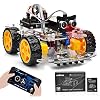 OSOYOO Robot Car Starter Kit for Arduino | STEM Remote Controlled App Educational Motorized Robotics for Building Programming Learning How to Code | IOT Mechanical DIY Coding for Teens Adults
