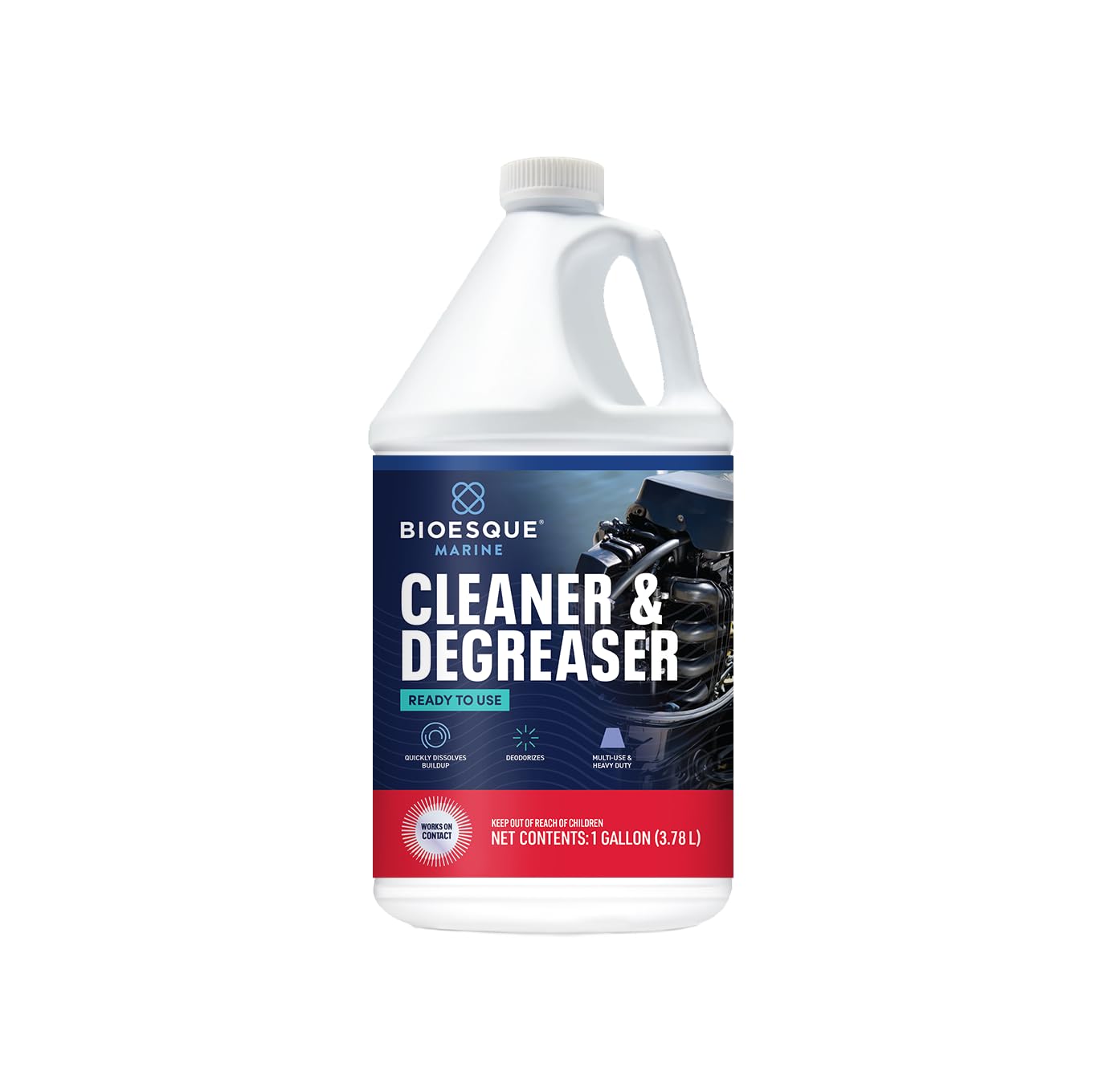 Bioesque Marine Heavy Duty Degreaser RTU, 1 Gallon (Pack of 1)