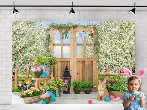 50% Off 7x5ft Easter Photography Backdrop - Was $17.99 Now $8.99