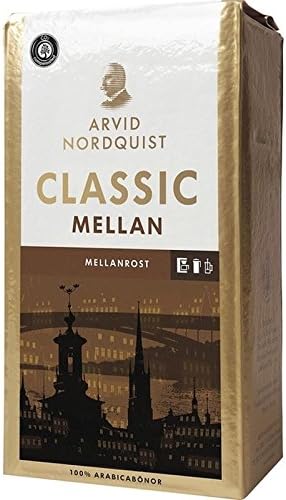 Classic Mellanrost - Medium Roast Ground Filter Coffee 500g - Pack of 6