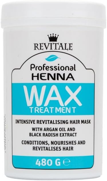 Revitale Professional Henna Revitalising Wax Treatment Hair Mask - 480g (1 Pack)