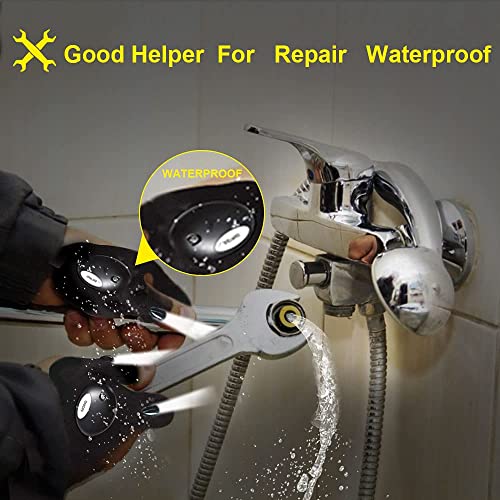 Led Flashlight Gloves, Gifts For Men Women Guy, Unique Father Day Gifts For Dad Him Husband, Cool Stretchy Fingerless Light Gloves Gadget For Repairing Electrician Mechanic Diy Handmade, 1 Pair #TOP4