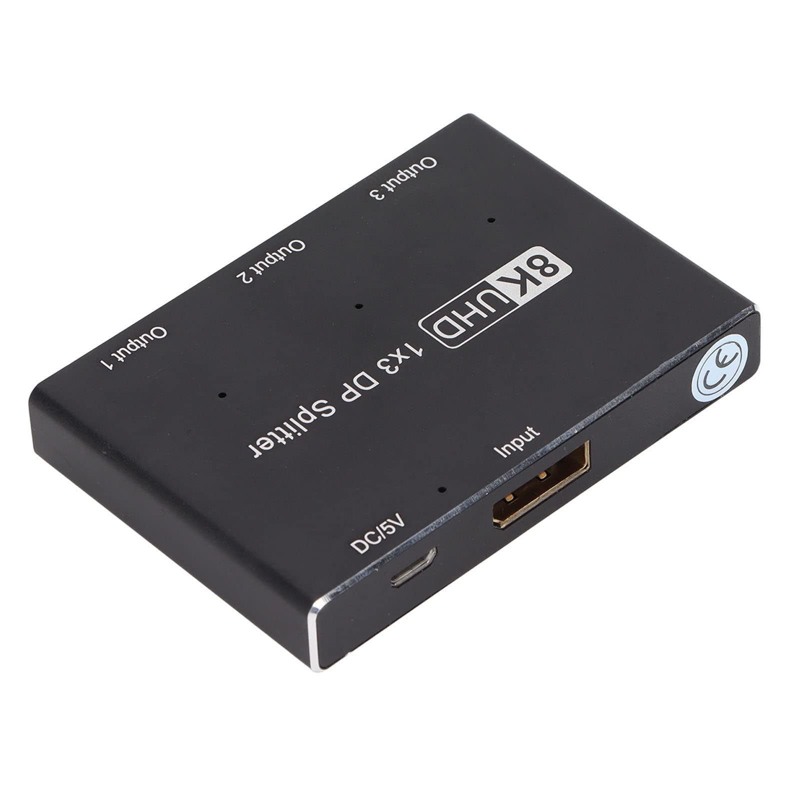 Rozdzielacz DisplayPort 8K, Potrójny Koncentrator MST, Adapter 1x3 dla Systemu IOS, Kompaktowa Konstrukcja, Wyjście 4K 144 Hz