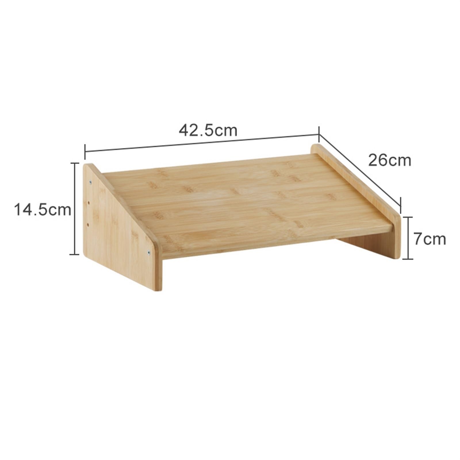 Reposapiés ajustable para debajo del escritorio, taburete de oficina y hogar, perfecto reposapiés de lactancia de 3 niveles de ajuste rápido (amarillo)