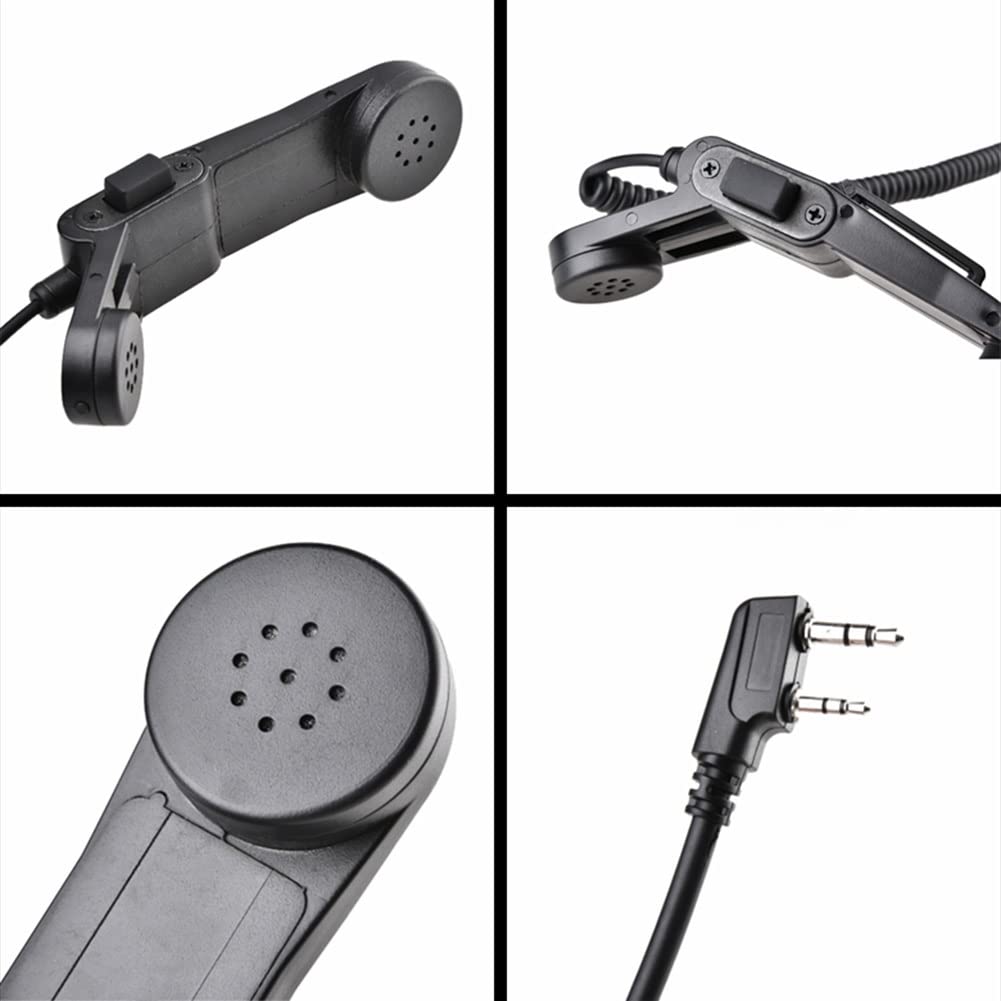 Amazon.co.jp: 陸軍無線マイク,肩のレトロな電話の受話器 | UV-5R UV