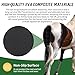 USUNFARM Premium Adjustable Padded Horse Tail Wrap Protector Touch Fasteners Non-Slip Horse Tail Guard,Prevents Hair Breakage Eliminates Tail Rubbing