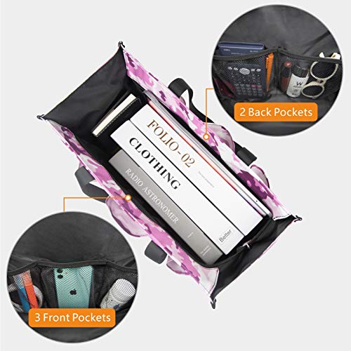 Image of TOPDesign Utility Water Resistant Tote Bag with 13 Pockets, Top Zipper Closure & Thick Bottom Support, for Working Women