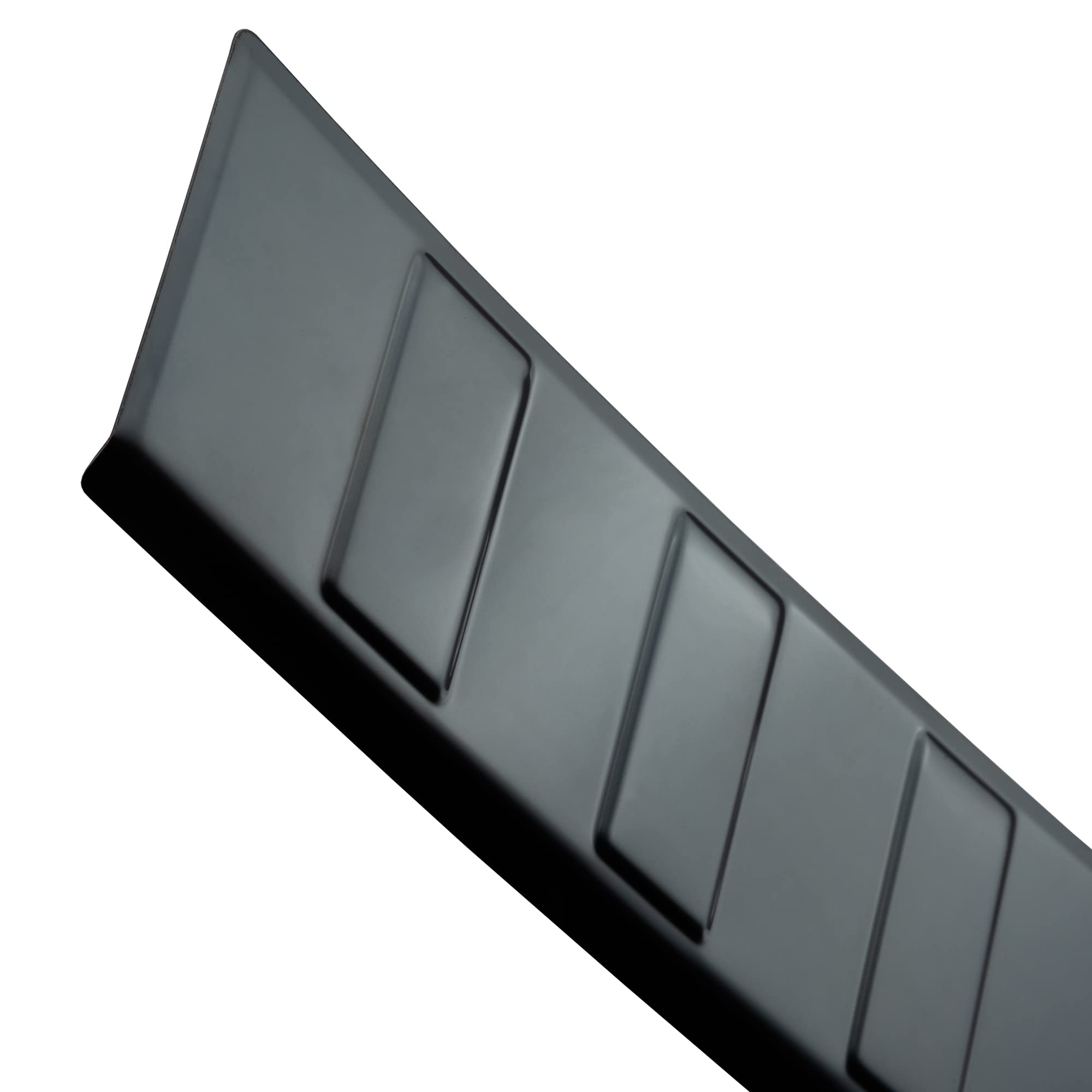 Aroba AR1178-BL Edelstahl Schwarz Black Chrome Ladekantenschutz kompatibel mit Mercedes Benz GLC BJ. 9.2015-4.2019 passgenau Abkantung Farbe Schwarz-Anthrazit