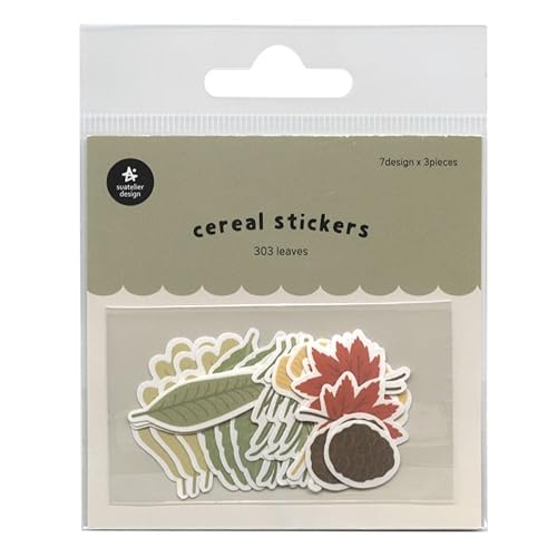 スワテリエ シリアルステッカー 303 leaves 7種各3枚計21枚入り