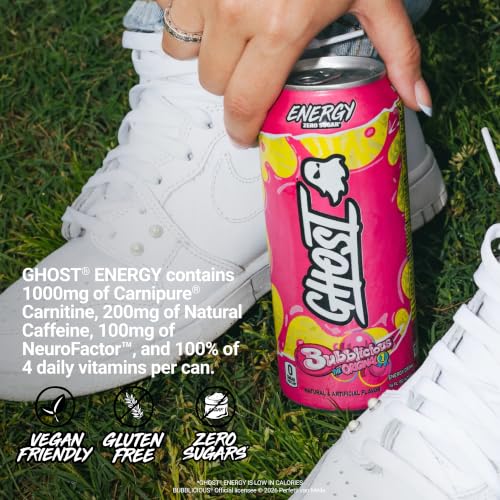 Ghost Bubblicious Cotton Candy Energy Drink product image