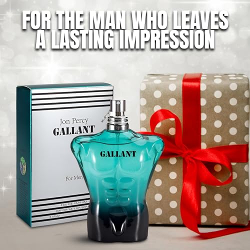 Image of Men's Cologne Gallant Original Natural Spray Eau De Toilette,Long-Lasting Scent Perfume for Men Elegant Bottle - Great Holiday Gift, 3.4 Fl Oz /100 Ml