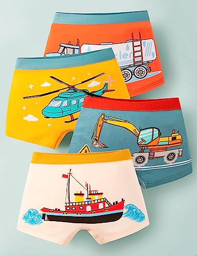 Kiench Boys Boxer Briefs Cotton Underwear Kids Underpants Pack of 82