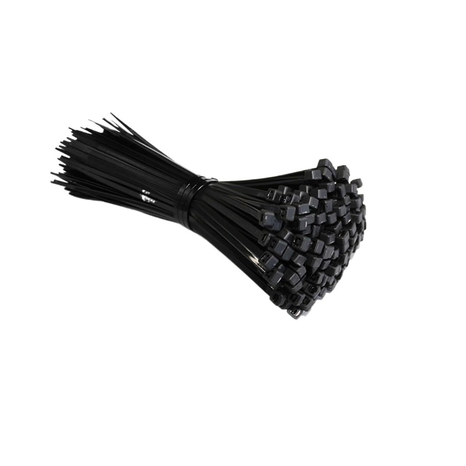 assortimento di Fascette per Cavi,Fascette per, Fascetta fermacavi in ​​Nylon di plastica autobloccante, 100 Pezzi, Cavo Nero 5x300(4x200)
