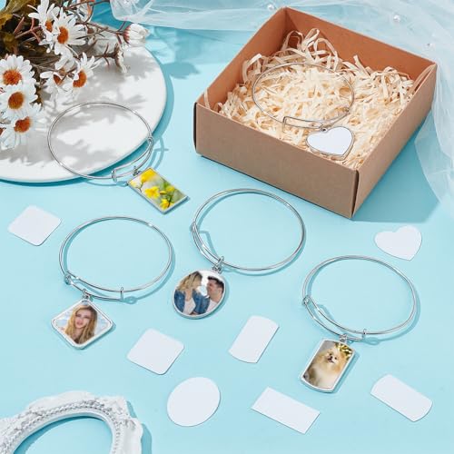 Bracelets sublimation extensibles à transfert thermique base laiton - 5