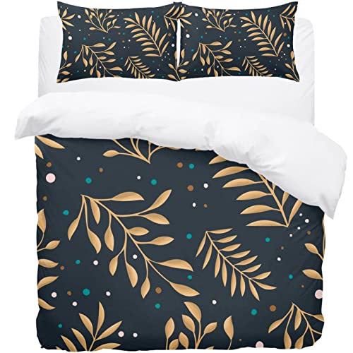 Housse de couette douce parure lit simple anti-pli - 2