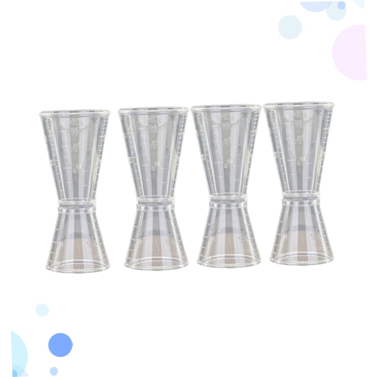 Alipis 12piezas Taza Medidora De Cócteles Doble Cabeza De Dispositivo De Medición De y Onzas Para Bares y Accesorio Profesional Para Bartender