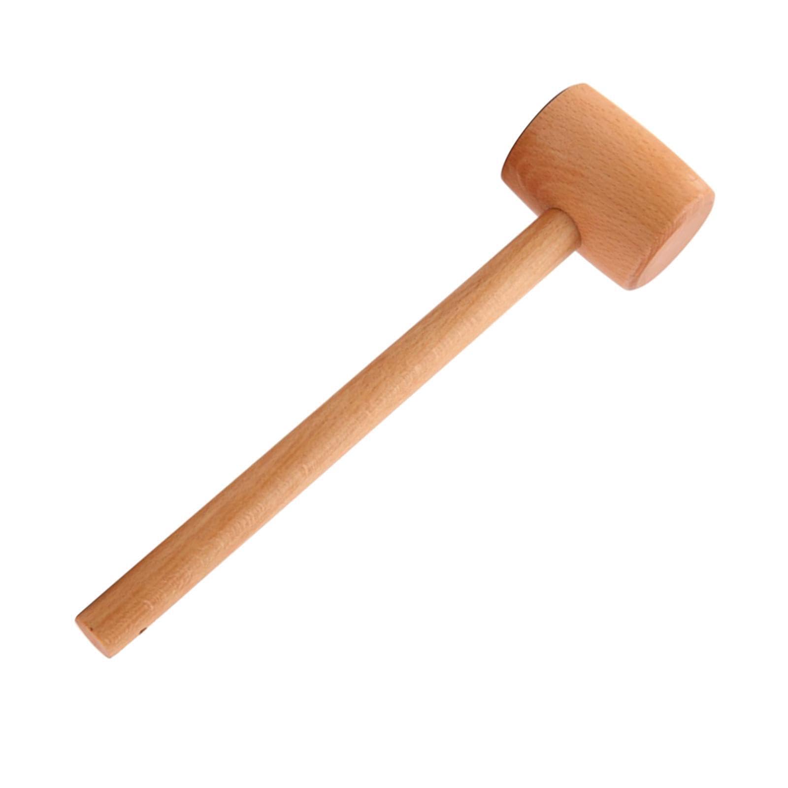 PIXZCSA Reliable Woodworking Wooden Hammer Tool Allows Effortless Wood