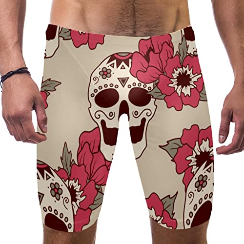 Traje de baño jammer multicolor México Skull de alta resistencia para hombre