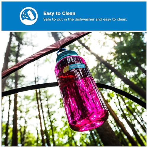 Image of Nalgene 32 oz Wide Mouth Water Bottle | BPA-Free, Durable & Leak Proof, Lightweight Bottle for Hiking & Gym, Work & Travel
