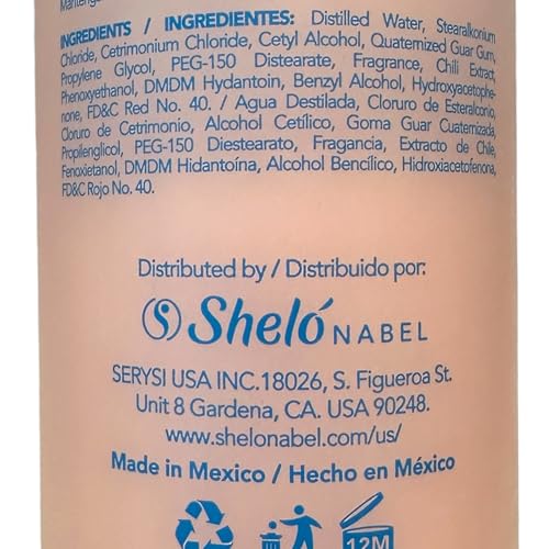 Image of Shelo Nabel Chile Hair Conditioner, Hydrating and Strengthening Formula, 17.92 fl oz