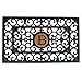 Calloway Mills 150011830B Rubber Monogram Doormat, 18