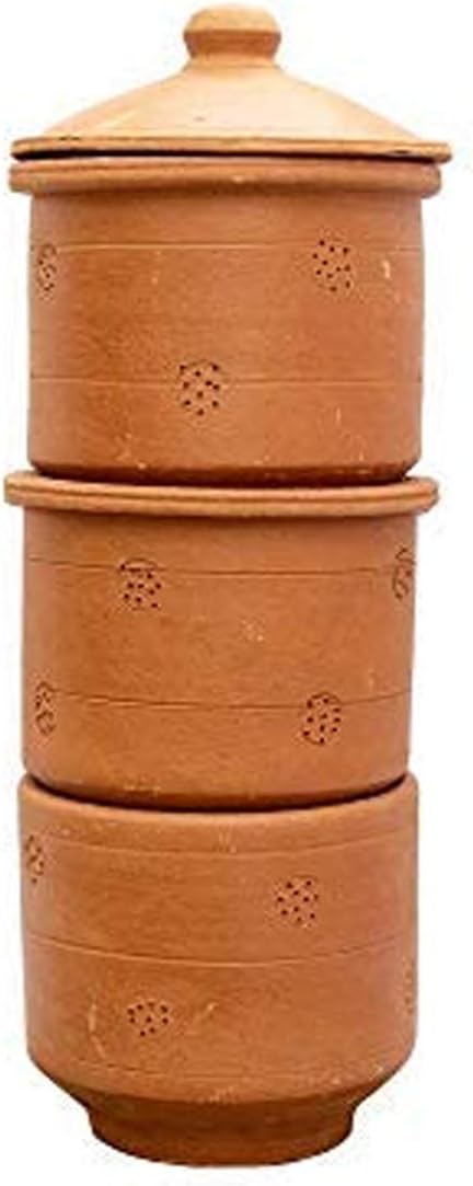 Daily Dump Small Khamba - 3 Tier Small Aerobic Compost Bin I for Converting All Kinds of Kitchen Food Waste into Fertilizer (Manure)