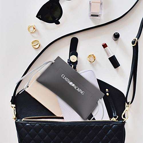 Hemoton Estojos para Ã“culos de Sol de Couro Com Cordão Duplo Pu Bolsas Bolsas para Ã“culos Ã“culos