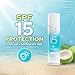 SPF 15 Lip Balm by Florida Glow - Hydrating and Moisturizing Lip Sunscreen for Men and Women and Kids - Oxybenzone Free SPF Lip balm with Sunscreen - Travel size Lipbalm Sunblock (Coconut)