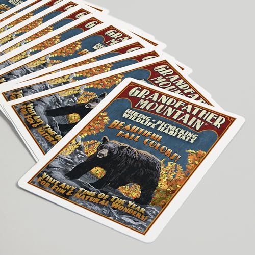 Baraja Lantern Press Grandfather Mountain, 52 cartas póker miniatura 5