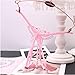 Sekexi Fashion Women Sexy Underwear Cutout Pendant Pearl Beads Embellished Lace Butterfly G-String Thong Underpants Pink (US, Alpha, One Size, Regular, Regular, Pink)
