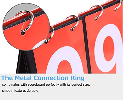 Aporo 3 Digit Portable Table Top Scoreboard Flipper, Multi Sports Score Flip Scoreboard (0-999) #TOP4