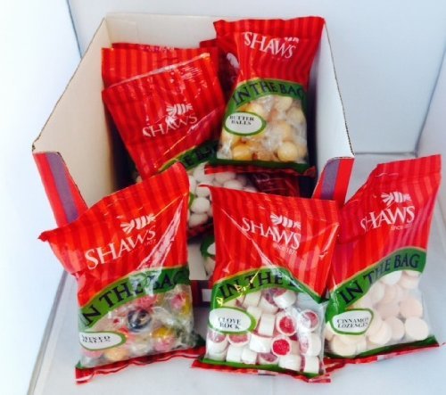 10 Bags of WJ Shaws in The Bag Sweets from The Traditional Range - in a Branded Box - Mini Hamper