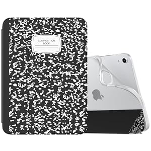 MoKo Case for New iPad (A16) 11th Generation 2025/ 10th Generation 2022, iPad 11 inch/ 10.9" Case with Soft TPU Translucent Frosted Back Cover, Auto Wake/Sleep, Support Touch ID, Notebook Black
