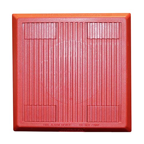 WHEELOCK MT-12/24-R MT Series Devices, 12/24 VDC, MULTITONE Electronic Horn, Flush Mount, RED