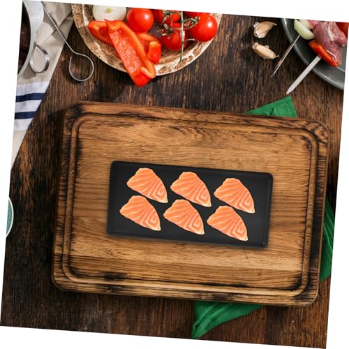 Bandeja Rectangular Japonesa de Cerámica para Sushi miniatura 5