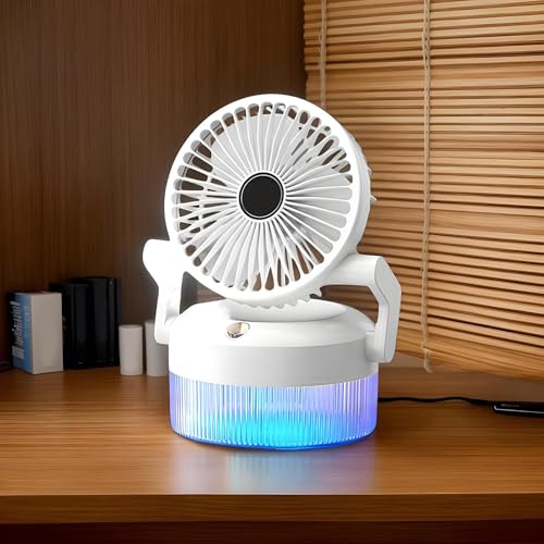 Ventilateur de miction rechargeable avec éclairage pour tente