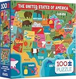 Ceaco - USA Map - 100 Piece Jigsaw Puzzle