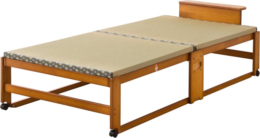 Amazon｜エムール 折りたたみベッド 日本製 い草畳 立ち上がりやすい