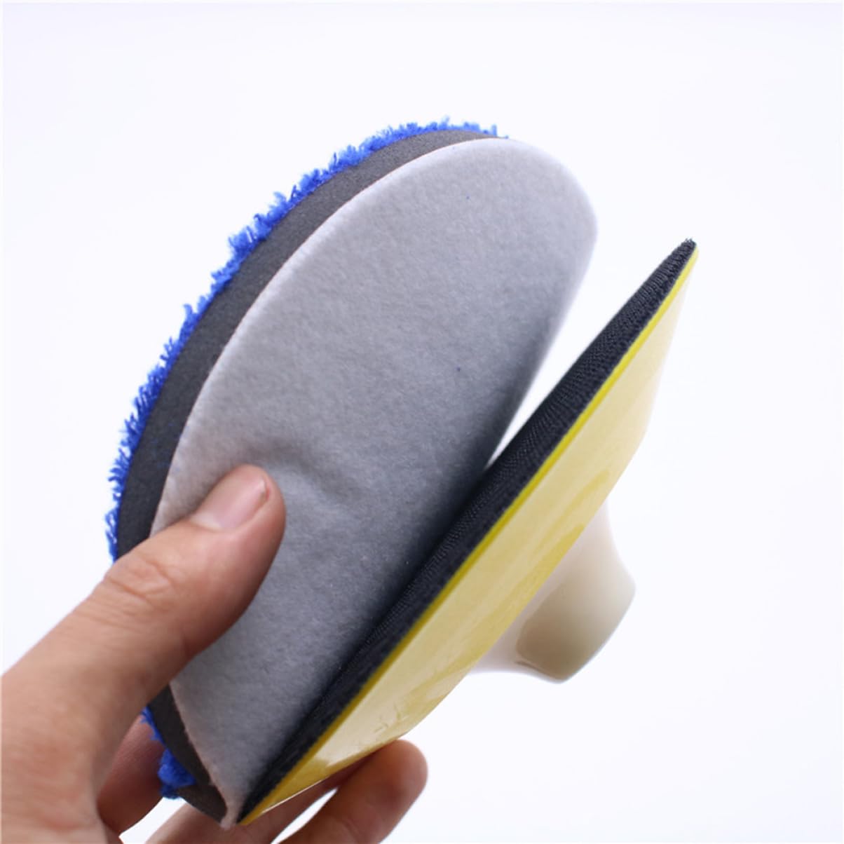 Polierschwämme 75mm - 10 Stück Orange Für Autopolierung, Zum Wachsen Und Versiegeln Von Lack