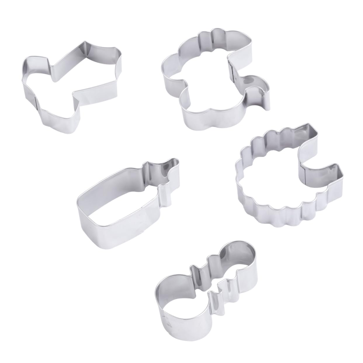 UPKOCH 15-teiliges Keksformen-set Aus Edelstahl Mit Babyparty-motiven Zum Ausstechen Von Schokolade