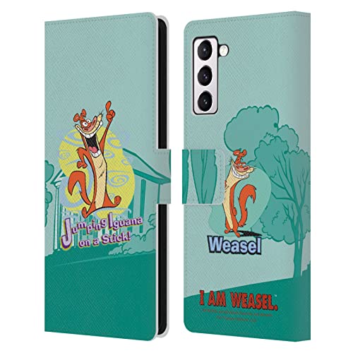 Protection intégrale Samsung Galaxy S21+ 5G étui portefeuille cuir antichoc I Am Weasel