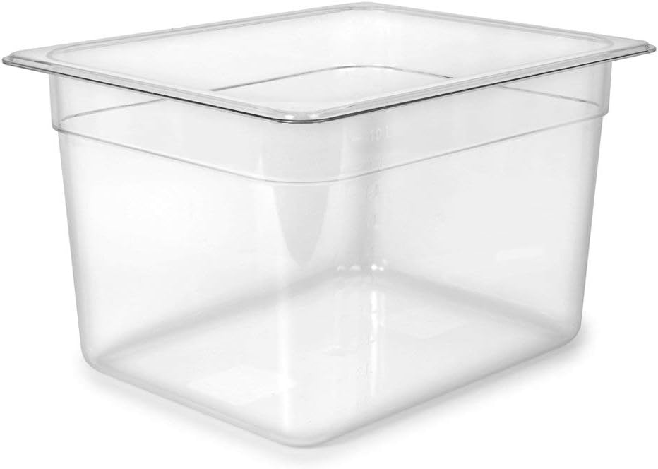 EVERIE Container 12 Quartwith Collapsible Silicone Lid Compatible with Anova Nano Cookers and New Anova AN500-US00 and Instant Pot(EVC-NANO-GJ)