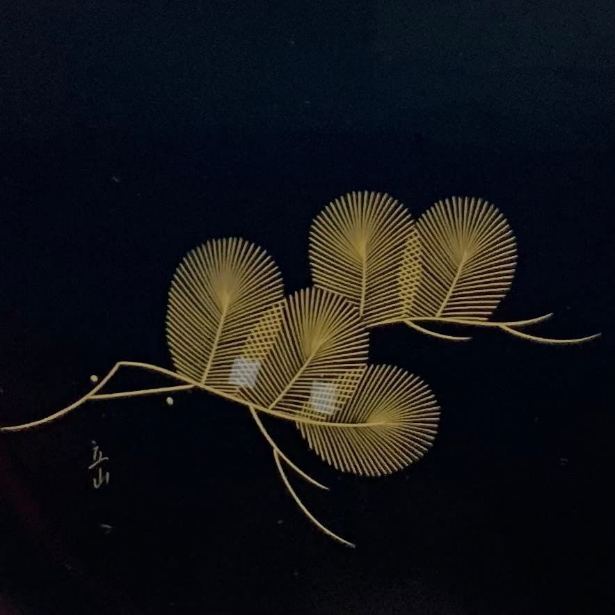 漆塗り　日展作家 冨田立山作 盆 越前塗り 骨董品　工芸品　黒 日本製 楽天市場】日展作家 冨田立山作 煮物椀 フタ付 お椀 越前漆器