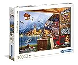 Hergestellt in Italien. Clementoni 39481 Hallstadt Clementoni-39481-High Quality Collection-Hallstatt-1000 Teile, Mehrfarben