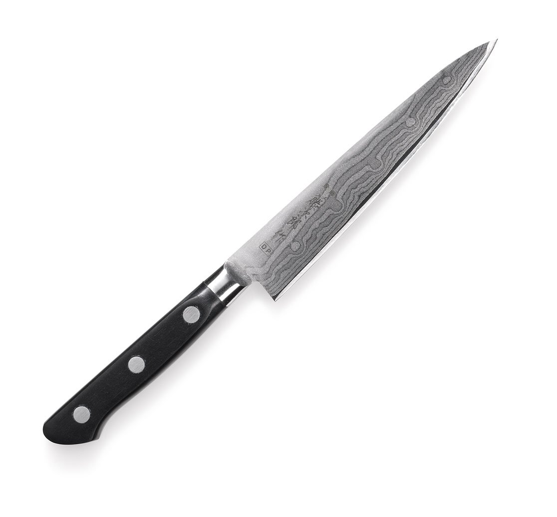 Tojiro Japanische 37 Lagen Damastmesser Gyuto Kochmesser Klinge 15 cm Edelstahl Zwinge 505L